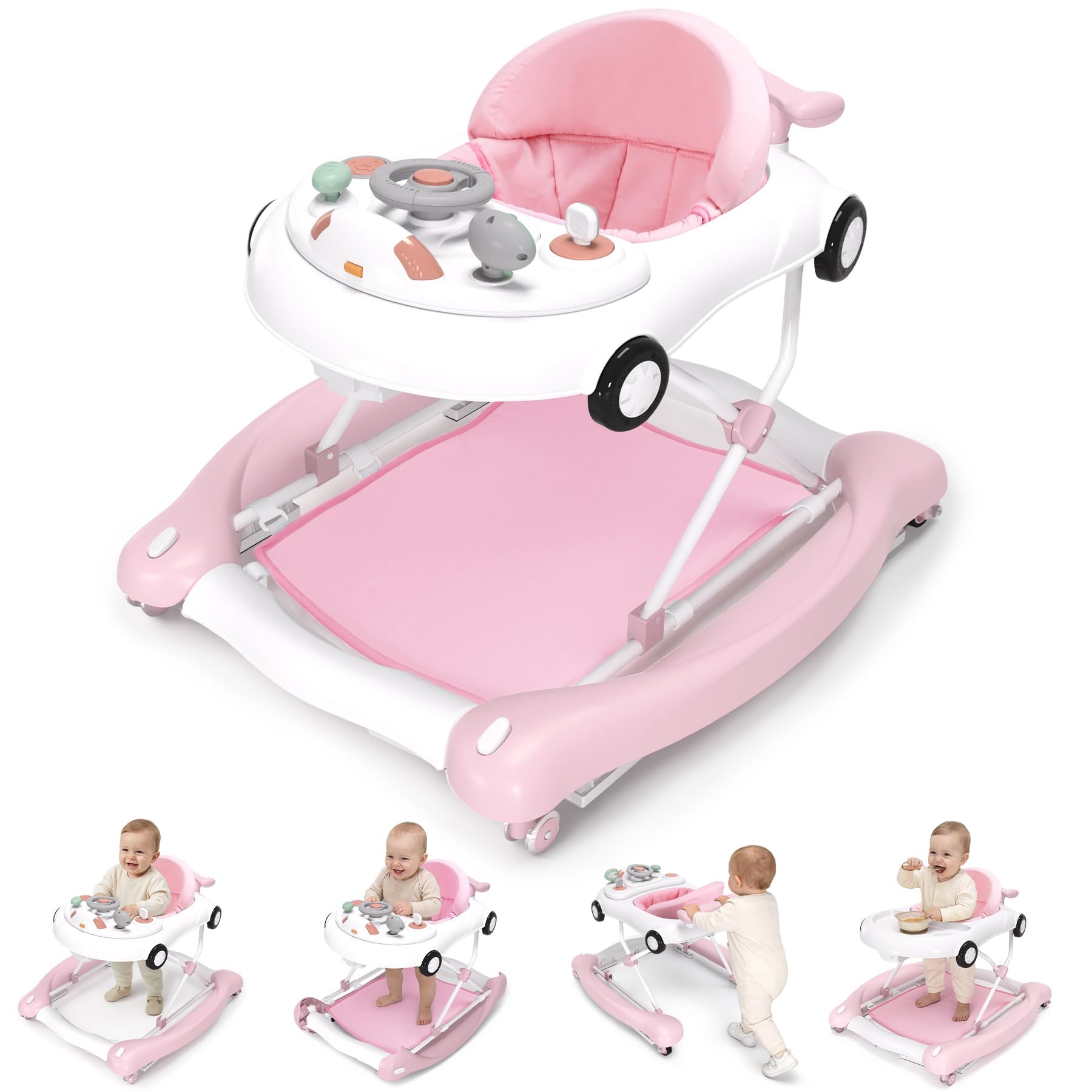 BOSEDSANG 5-in-1 Convertible Baby Walker - walkers | Mubboo