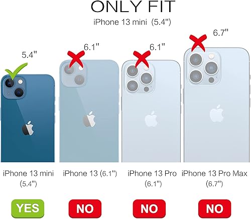 Miniatura 2 de BENTOBEN Funda para iPhone 13 Mini con soporte de anillo de 360 ajuste delgado a prueba de golpes soporte magnético para automóvil soporte protector