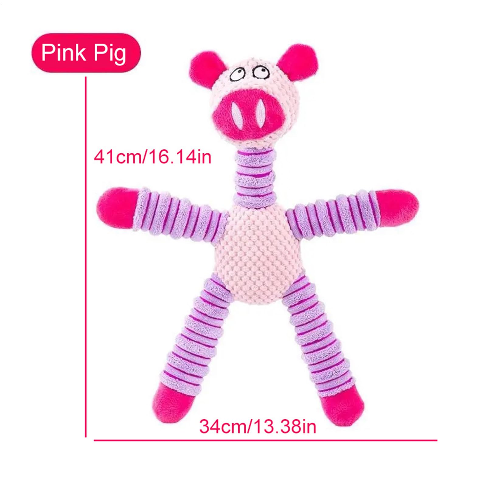 Juguete Mordedor para Perros Suministros de Peluche para Mascotas | Juguete para Limpieza Canina Para Razas Medianas y Grandes En Interiores y Exteriores