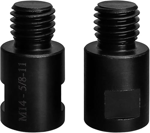 Miniatura 8 de Mesee 2 adaptadores de fijación para amoladora angular M14 hembra a 58 "-11 macho adaptador de rosca herramienta de conversión M14 adaptador de