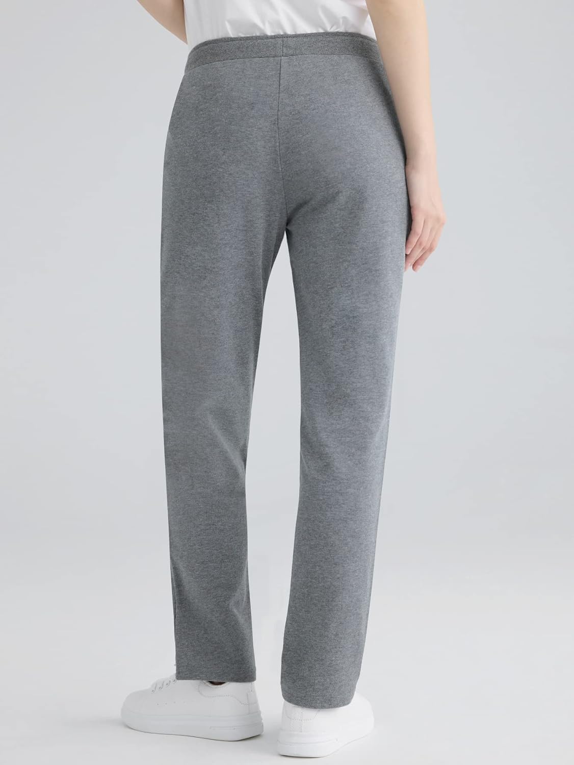 Weintee Women's Petite Cotton Sweatpants with Pockets - Image 3
