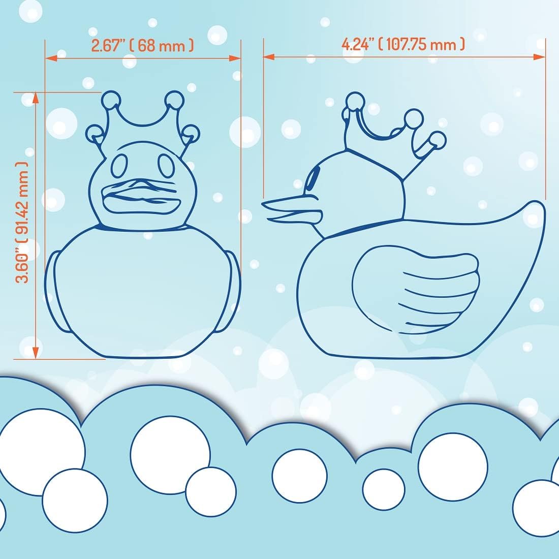 Womens Vibrator for Bath and Shower, Rubber Duck, Clitoral Stimulator Adult Sex Toy