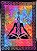 Produktbild Anjaniya Seven Chakra Buddha Yoga Meditation Studio Room Decoration Tie Dye Hippie Psychedelic Small Tapestry Poster 101.6 x 76.2 cm 7 Chakras Tapestries Meditating Peace Art Wall Hanging Decor