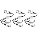 MOGOOD USB 2.0 Adapter, Dual USB Port Extender Hub for Laptop/Mac/Tesla Model 3 Charging/Data Transfer