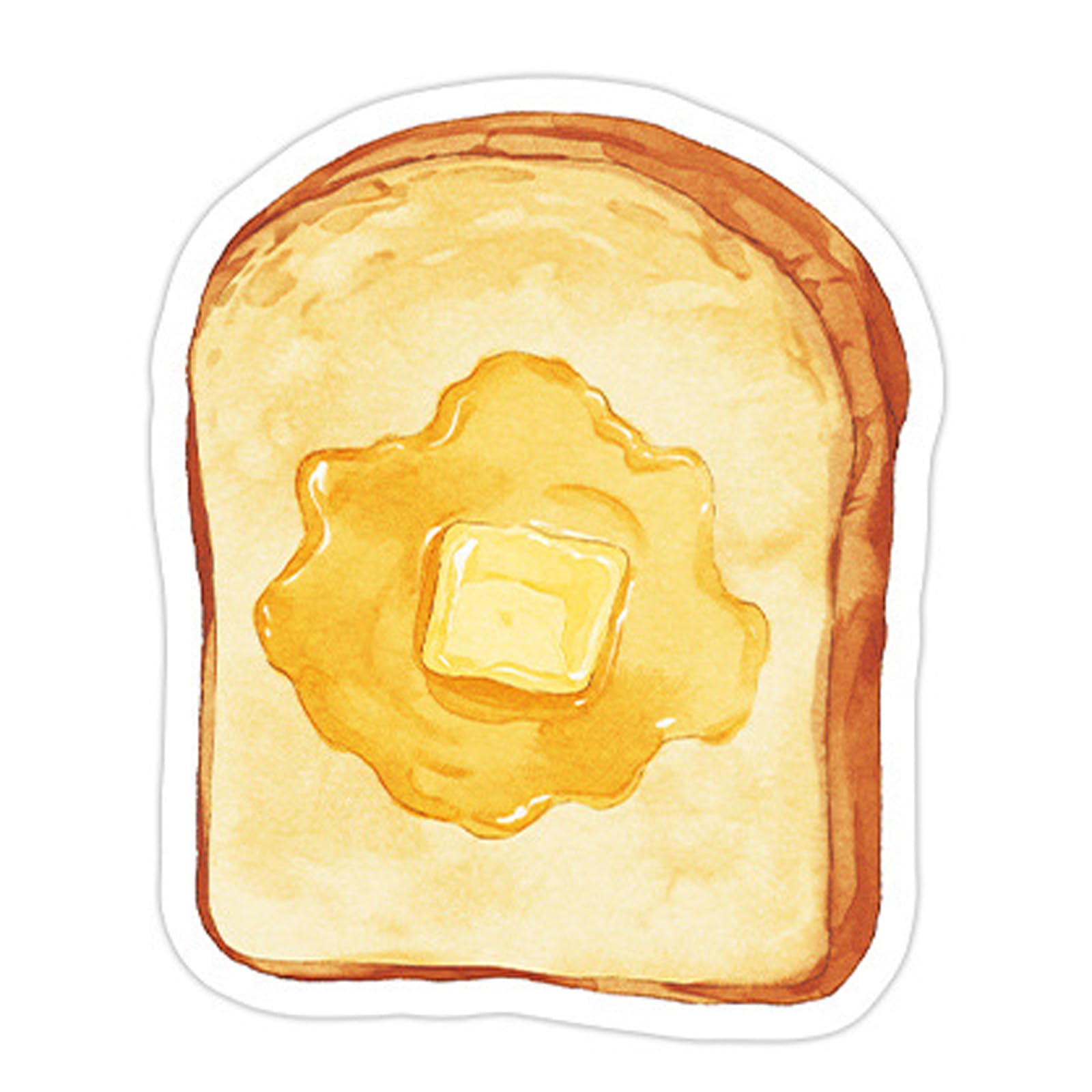 Coffee Bread Themed Note Paper Adheive Note Paper 30Sheets Unlined Small Writing Pad Notepads for Noting Journaling