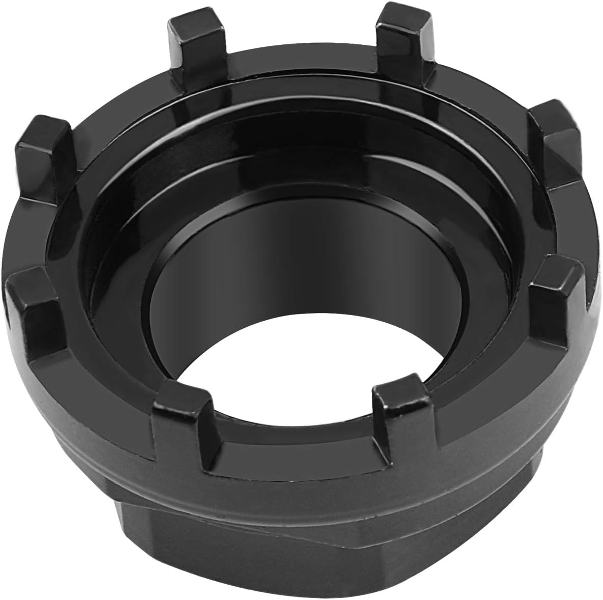 QKURT Lockring Tool, 8-Tooth Splines Bottom Bracket Tool Sealed Cartridge Tool Compatible with SRAM Truvativ ISIS 8-Notch Bottom Bracket Cups