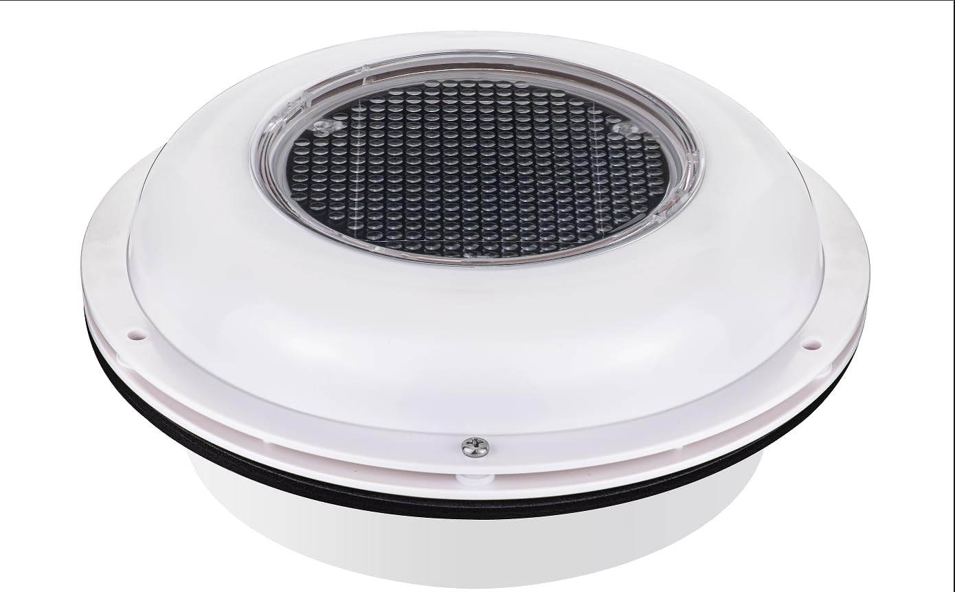 Photo voltaic Air flow Fan Exhaust Plastic With out Battery Swap Operation for Marine Boat Yacht RV Truck House