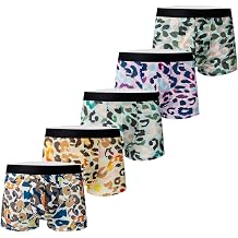 man's underwear of digital printed pattern of 5 Multicolor