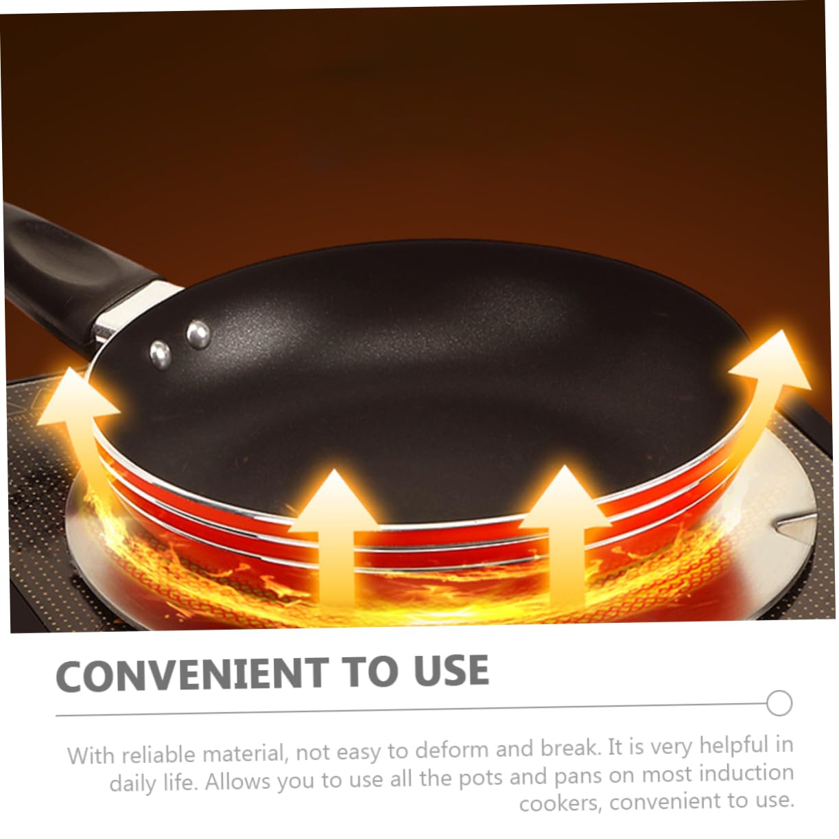 COLLBATH Placa De Conducción De Calor para Inducción y Gas Difusor De Calor Multiusos Protector De Cocina