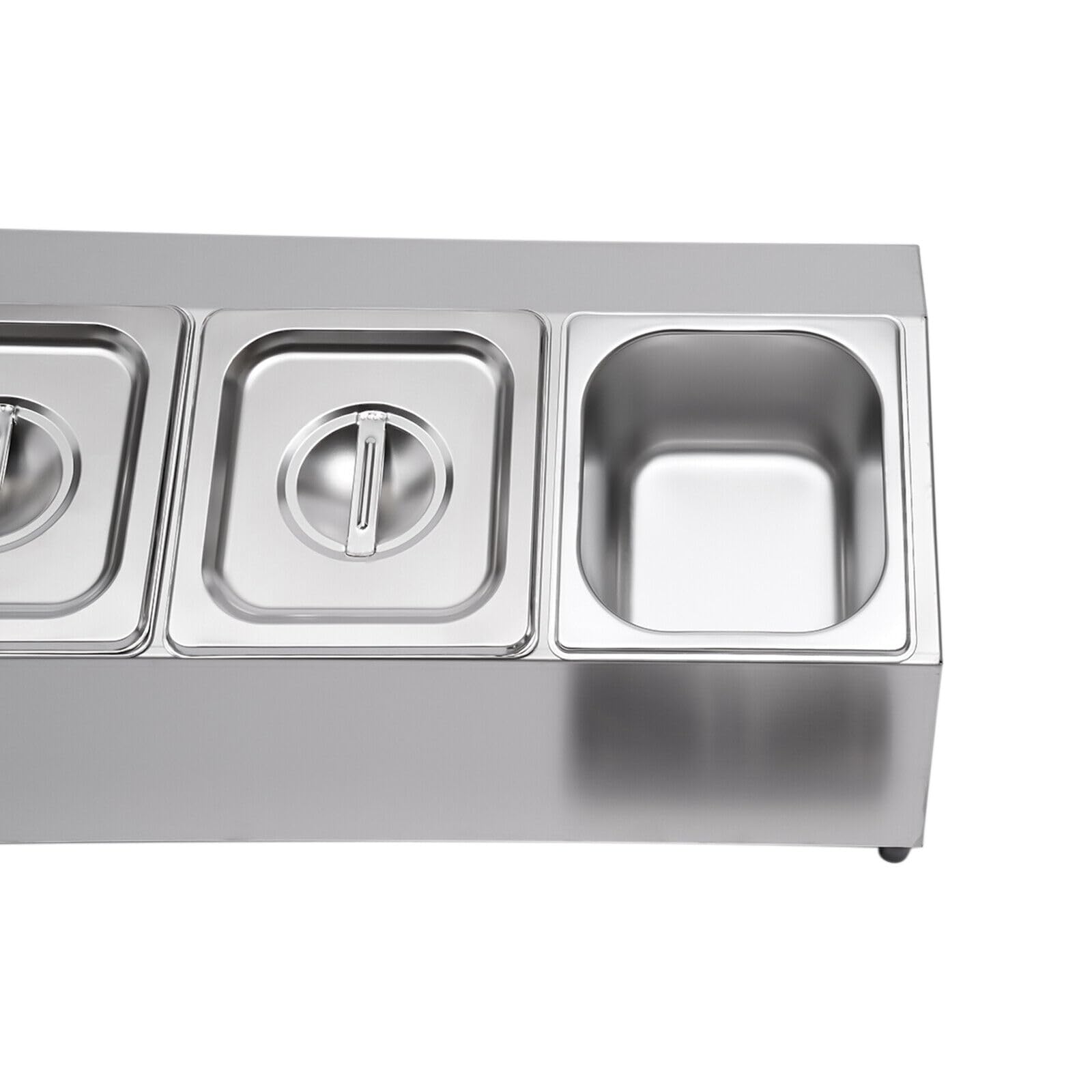 GN Soggiorno Con Contenitori GN Spice Rack Scaffale Gastronorm Contenitore In Acciaio Inox Con Coperchio,201 Acciaio Inox