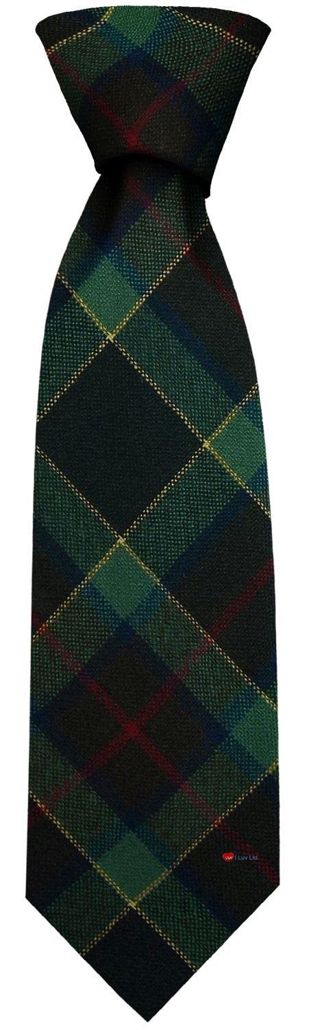 I LUV LTD Mens Irish Wool Neck Tie in Ireland County Waterford Tartan Plaid
