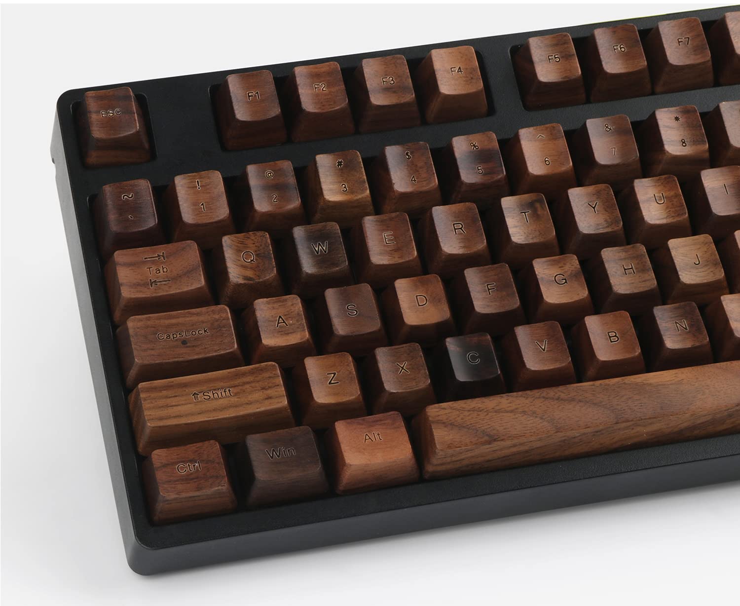 Amazon.co.jp: 天然木製キーキャップ ゲーミングキーボードに最適 9