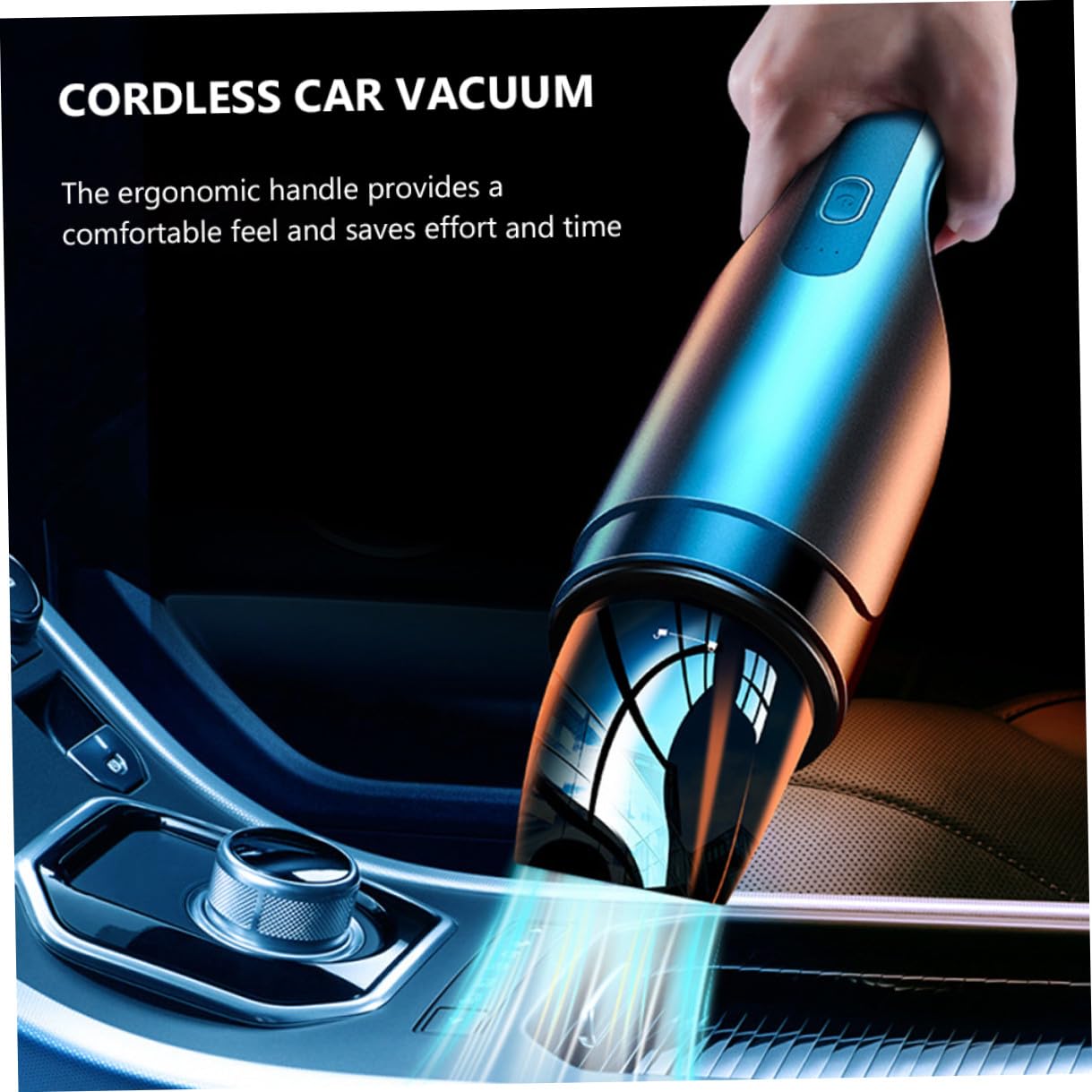 DOITOOL Aspiradora Portátil para Coche y Hogar sin Cable Recargable por USB Potente para Pelo de Mascota y Polvo Limpieza Rápida y Cómoda