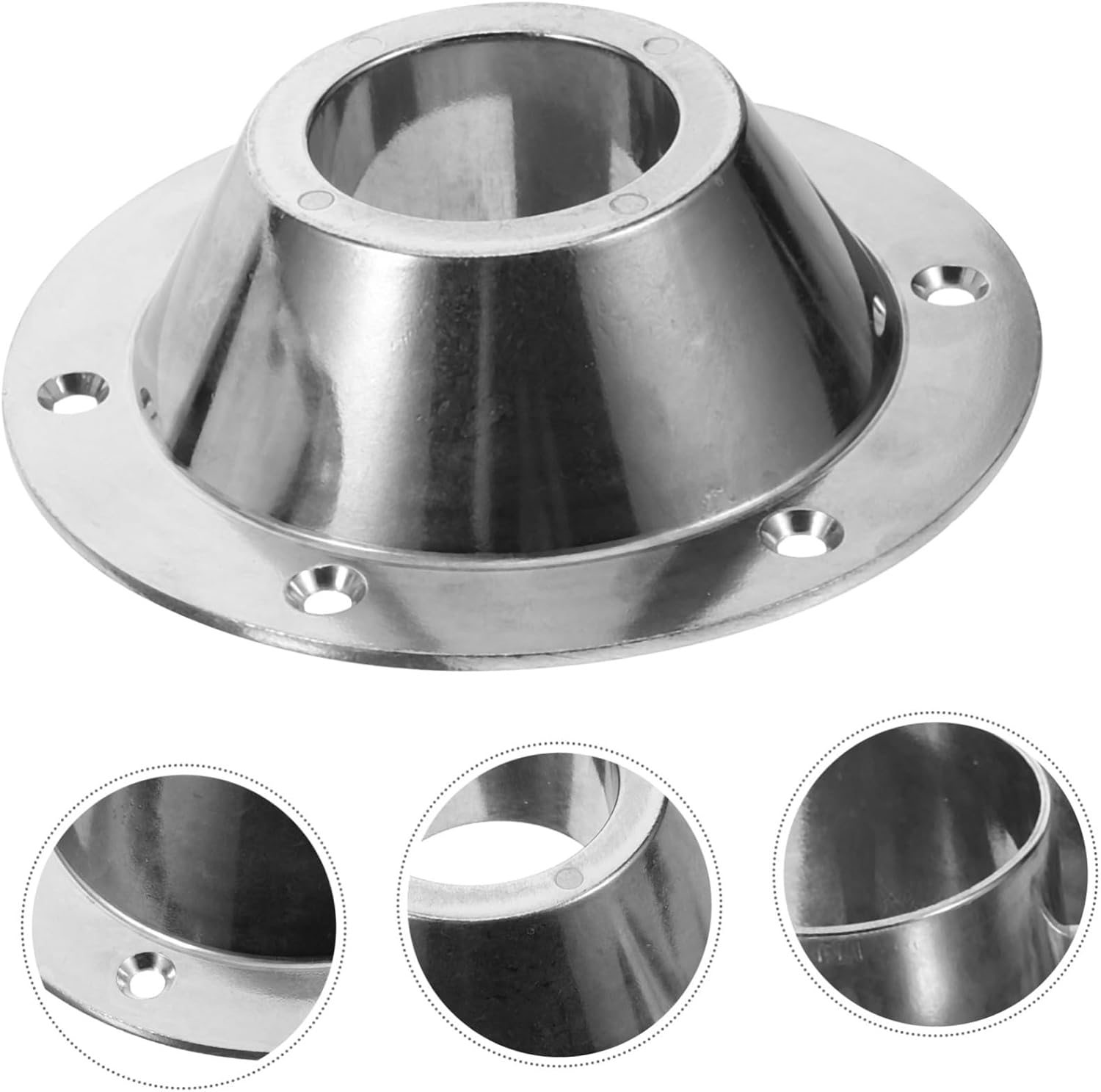 Gatuida 2pcs Aluminum Rv Table Leg Mount Base Car Accessory Flush Mount Camping Table