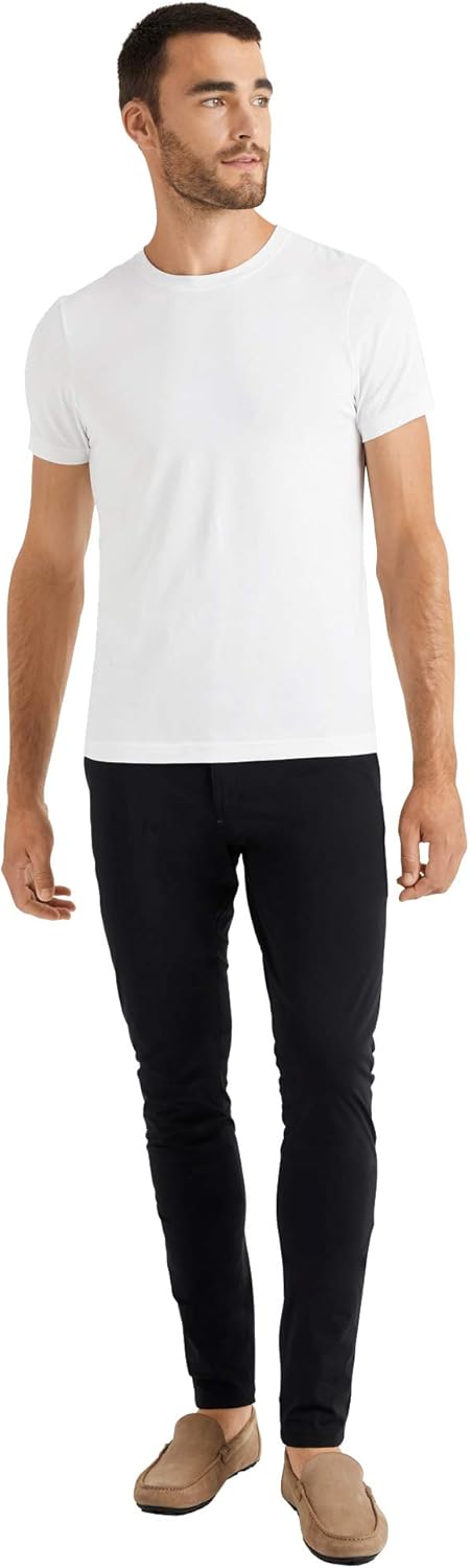 Rhone Commuter Skinny Men's Pants, Ultra Slim-Fit Mens Dress Pants, All-Day Comfort, Stretch Fabric, Work Pants for Men, Slim-Straight Leg Mens Slacks, Wrinkle Resistant Black W30-33L - Image 8
