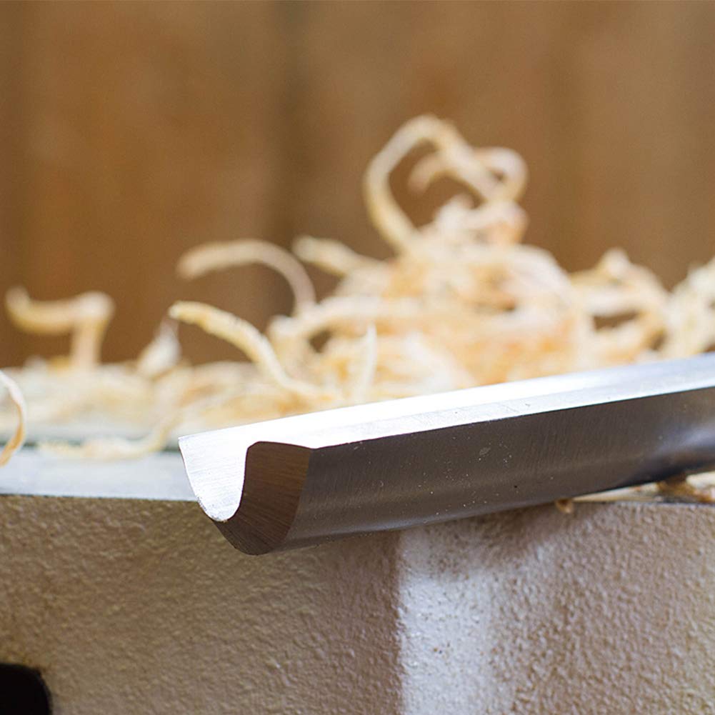 Scalpello per Tornio, Sgorbia per Sgorbia Scalpello per Tornio Utensili per Tornitura Del Legno, Utensili per Tornitura Del Legno con Manico in Legno, Raschietto per Sgorbia per Hobbisti Del