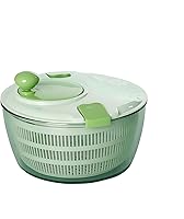 Cocoberg 4.2Qt Salad Spinner Green - Easy Crank Wash Spin Dry Bowl for Greens Fruits Veggies
