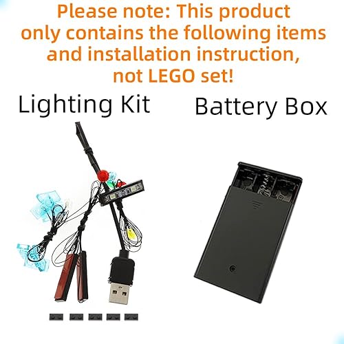 Miniatura 3 de Kit de luces LED compatible con Lego Horizon Forbidden WestTallneck - Juego de iluminación para modelo de construcción 76989 (juego de modelos no