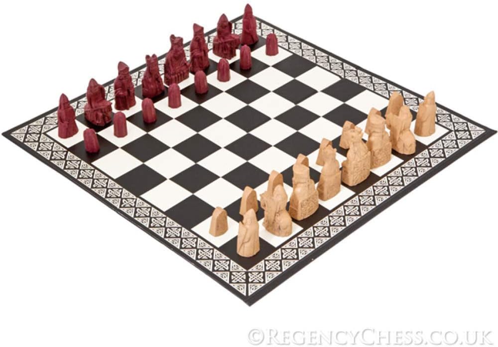 Miniature Isle of Lewis Chess Set