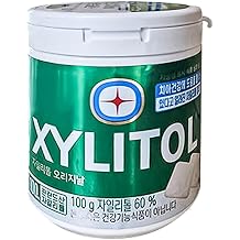 Xylitol Original Chewing Gum 3.53 oz 100g Jar Sugar-Free