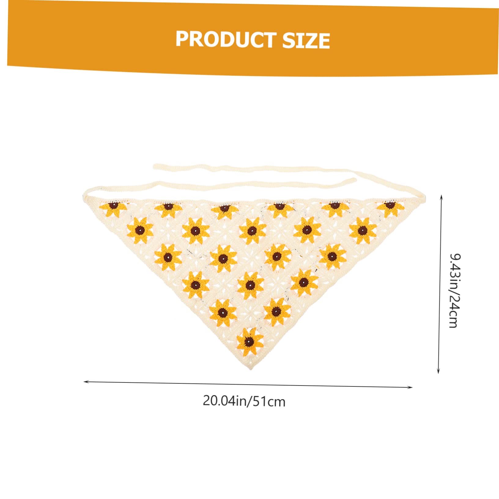 FOMIYES 4 Pz per fasce elastiche sciarpa di chiffon per le donne uncinetti uncinetto turbante per donna fasce per bandana da donna Piccolo e fresco cinghia Mancare