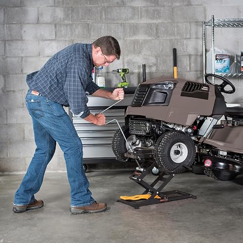 MoJack ZR350 45005-OP ZR Adjustable Lawn Mower Lift, 350 lb Lifting Capacity, Fits Most Residential & ZTR Mowers, Space-Saving Folding, Ideal for Mower Maintenance & Repair - Thumbnail 3