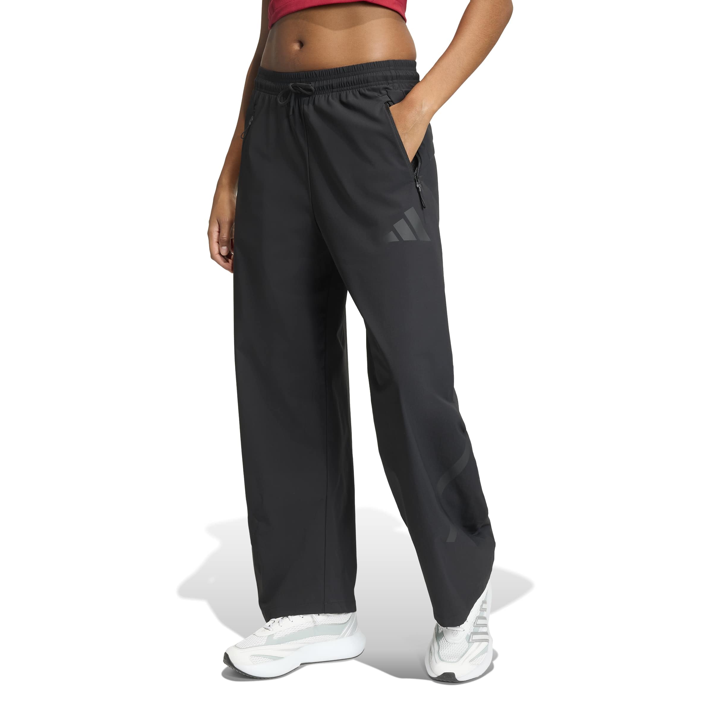 Womens Z.N.E. Woven Pants Casual - Black