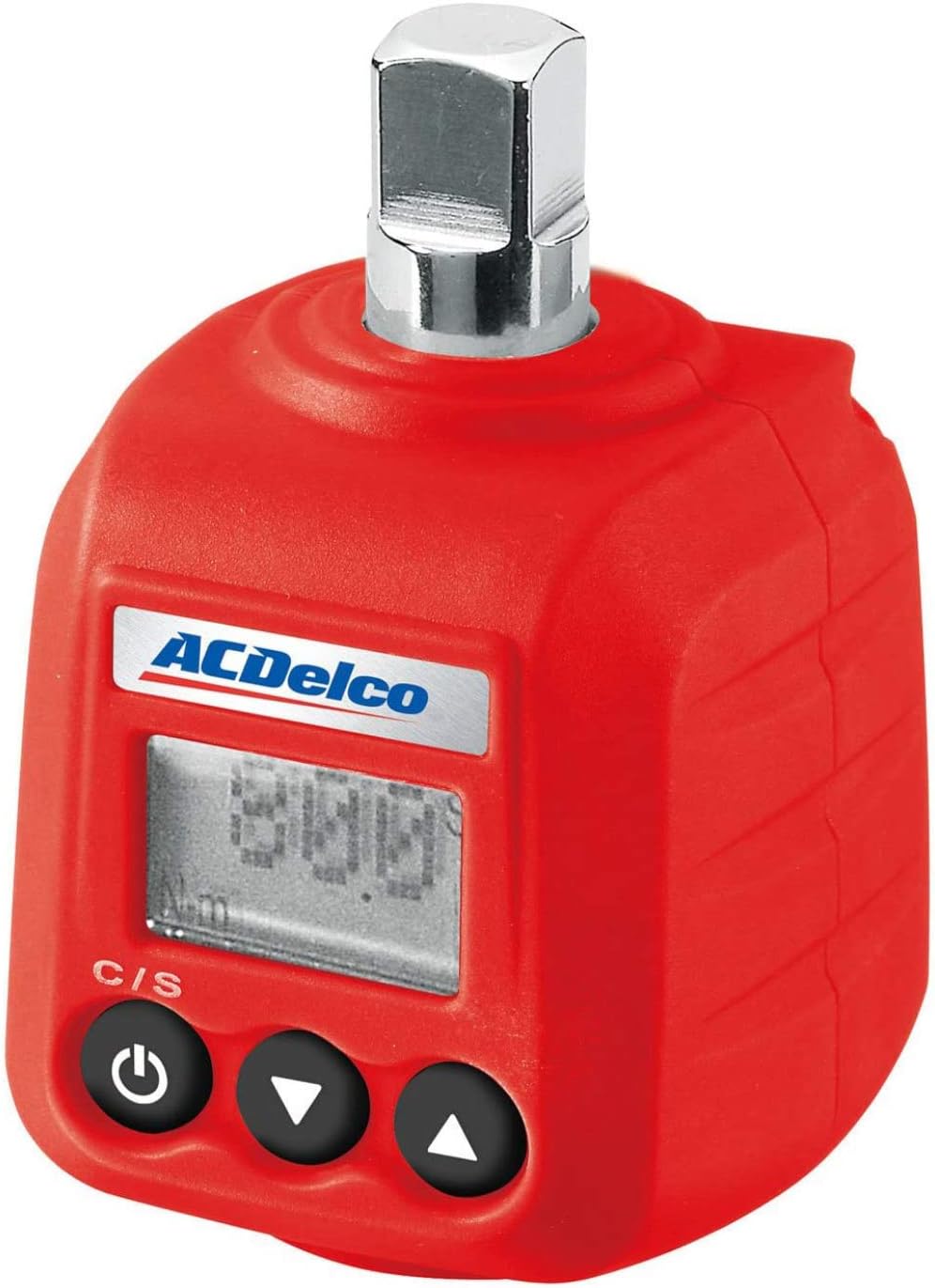 ACDelco 3/8” Digital Torque Adapter, 5.9-59 ft-lbs (8-80 Nm) Range, Audible Buzzer & LED Flash Notification, Includes ISO 6789 Calibration Certificate, ARM602-3