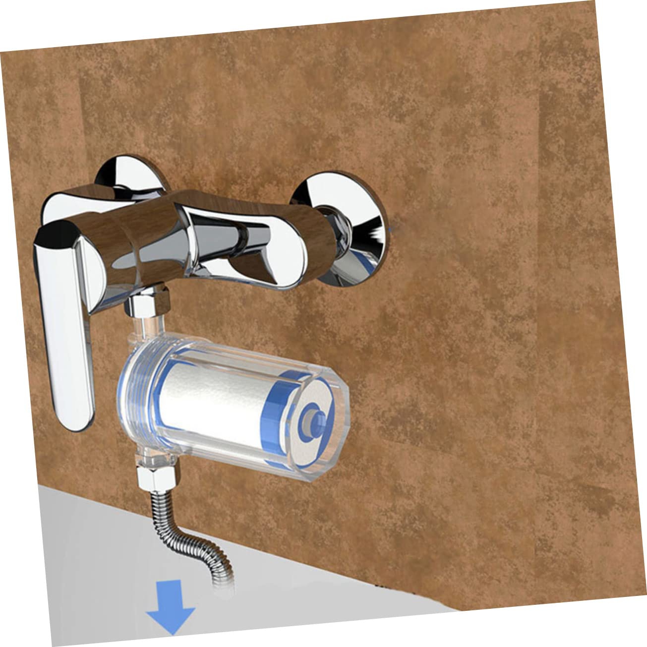 SHINEOFI 2 Pezzi Filtro Addolcitore Doccia Purificatore Acqua In Addolcitore Doccia Pp