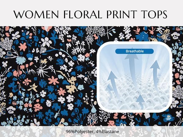 Cicy Bell Womens Floral Print Babydoll Blouse V Neck 3/4 Sleeve Peplum Tops Casual Loose Fit Boho Flowy Shirts - Image 4