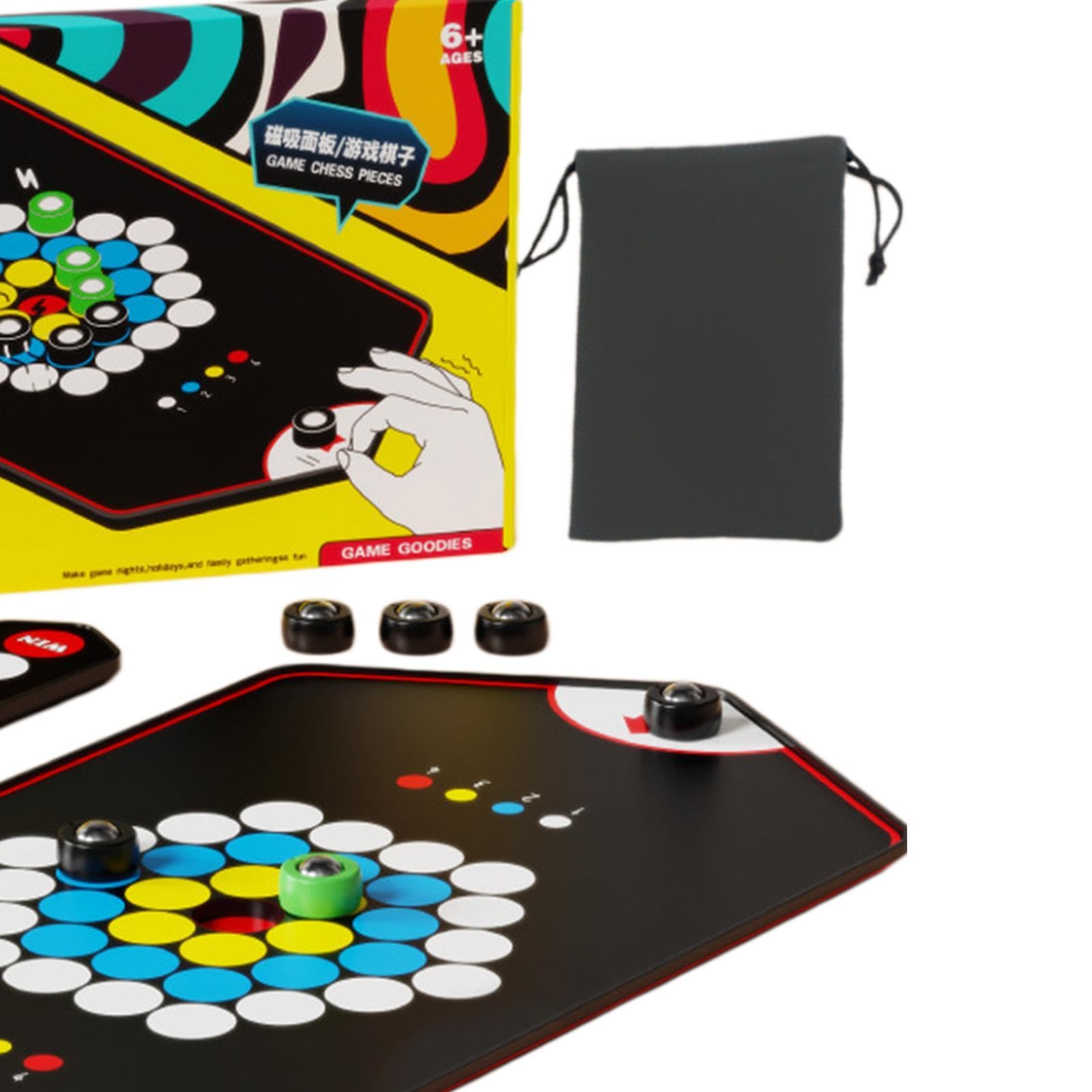 Magnetisches Schachspiel Interaktives Strategiespiel | Interaktives Gesellschaftsspiel Familienspiel Reisespiel Tischspiel Schulspiel Partyspiel