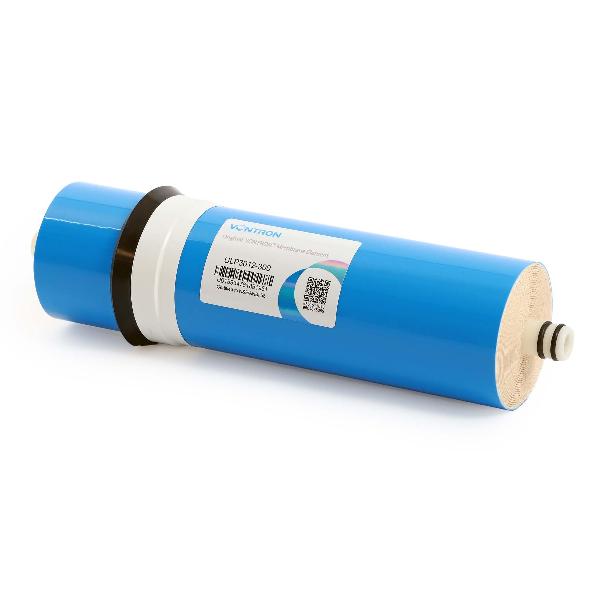 Naturewater Membrana osmosi inversa, capacità di filtrazione 300 GPD 1200 l/giorno, per depuratori acqua 10″ 254 mm
