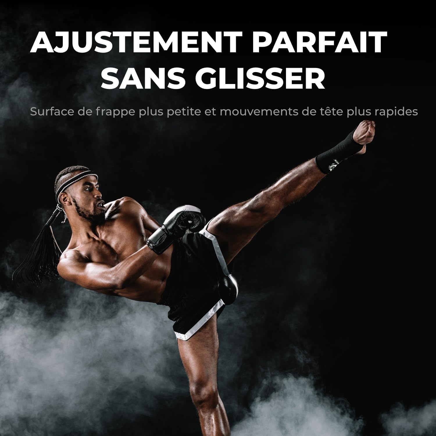 Chevillères FIGHTR Unisexe - Taille Unique, Pour Kickboxing, MMA, Muay Thai - Support Cheville Confortable