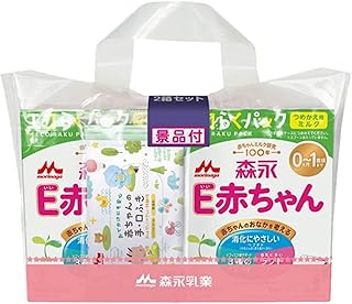 森永 E赤ちゃん エコらくパック つめかえ用 1600g(400g×2袋×2箱) 景品付き【入れかえタイプの粉ミルク】[新生児 赤ちゃん 0ヶ月~1歳頃]