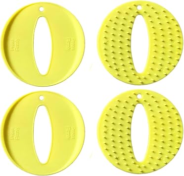 4Pcs Shot Helper n Blocker Device Distractor Shot Helper for Kids Professional Home Reusable Hurt Blocker Shot Buddy, Reference Image Details, Yellow