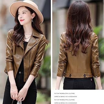 Amazon | [NBLL] シープスキン ラム革 レザーコート レディース