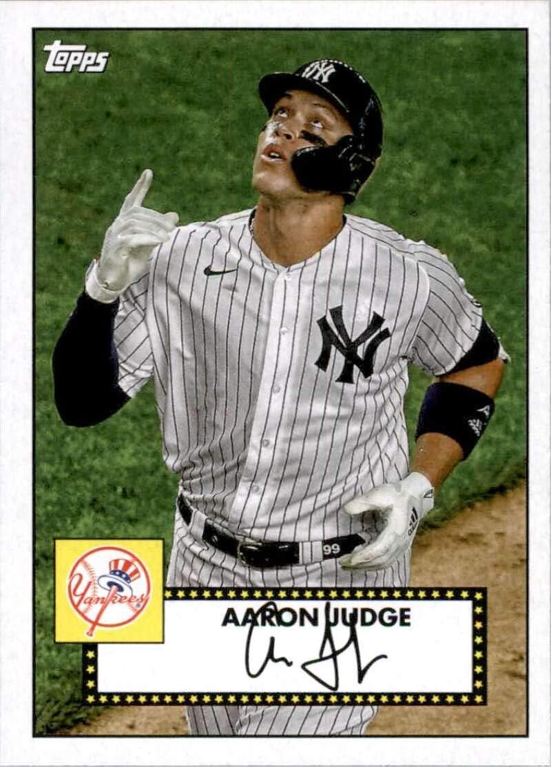 Baseball MLB 2021 Topps 1952 Topps Redux #T52-1 Aaron Judge NM-MT Yankees Thumbnail