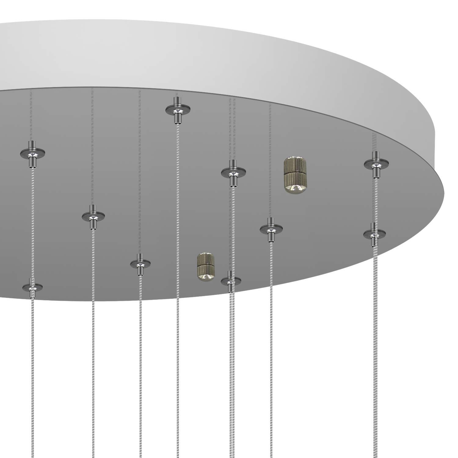 CBJKTX Lámpara de araña escaleras o sala de estar: moderna lámpara de | araña de cristal con 15 bombillas, altura regulable, ideal para salas de estar, villas, comedores, pasillos o cocinas (ámbar)
