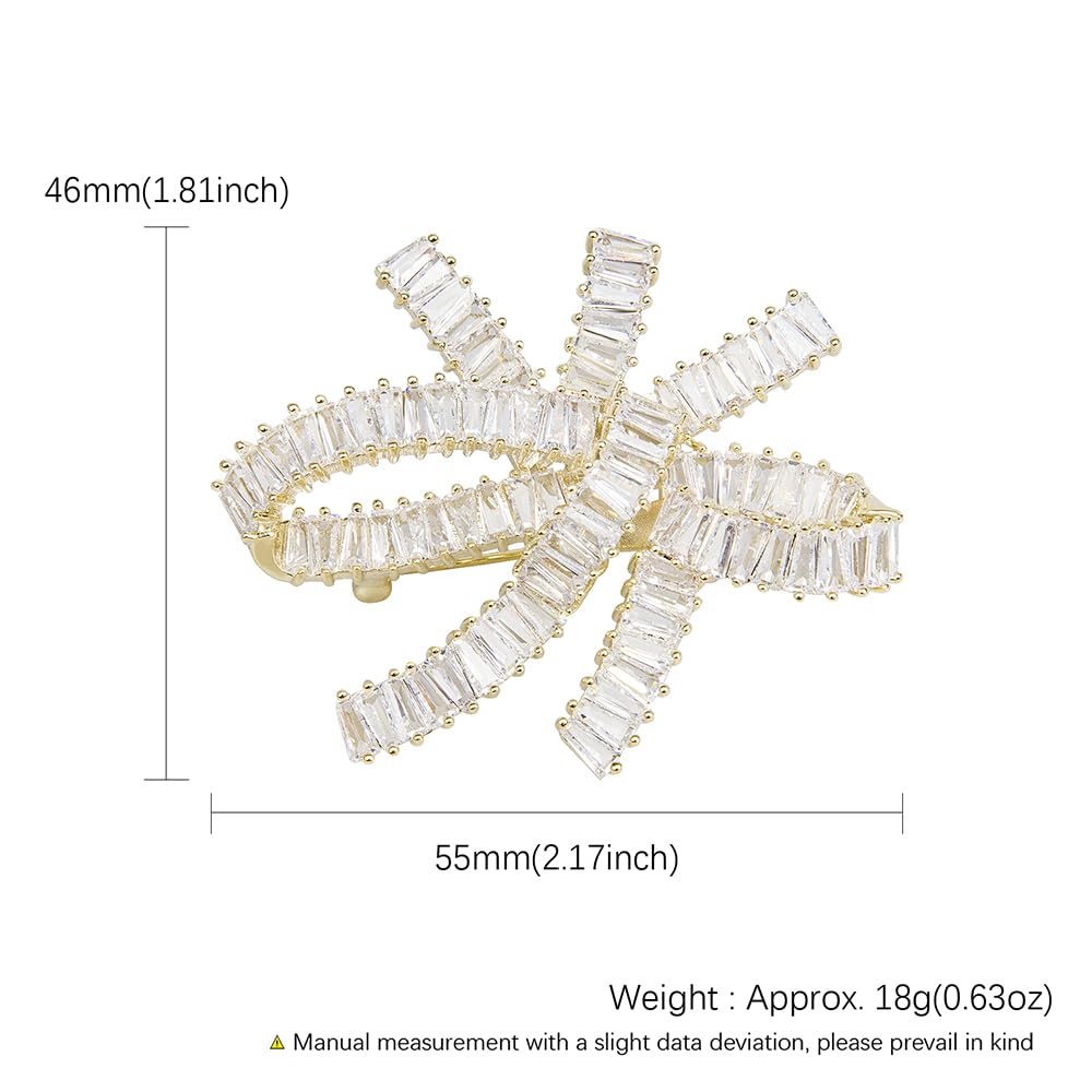 Broches para Mujer, Moda, Lazo Irregular, Broche de Solapa para Traje, Fiesta, Boda