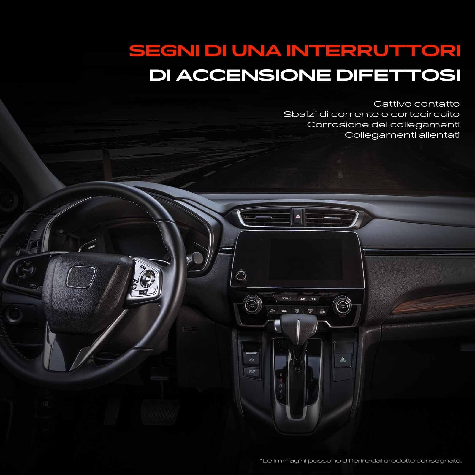 Frankberg Interruttore di accensione Serratura di accensione 4-Poli Compatibile con Tarraco KN2 T.i.g.u.a.n AD1 AX1 T.i.g.u.a.n Allspace BJ2 BW2 T.i.g.u.a.n Replace# 5NB959839A3Q7