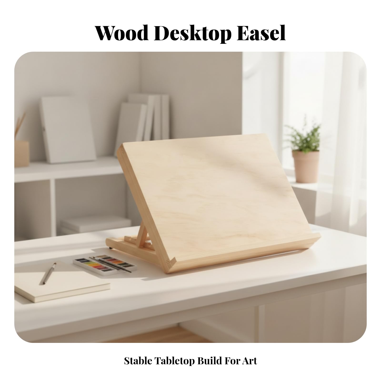 Planche à Dein Table En Bois | Portable, Table En Bois, Compact, pr Bureau, Artistes