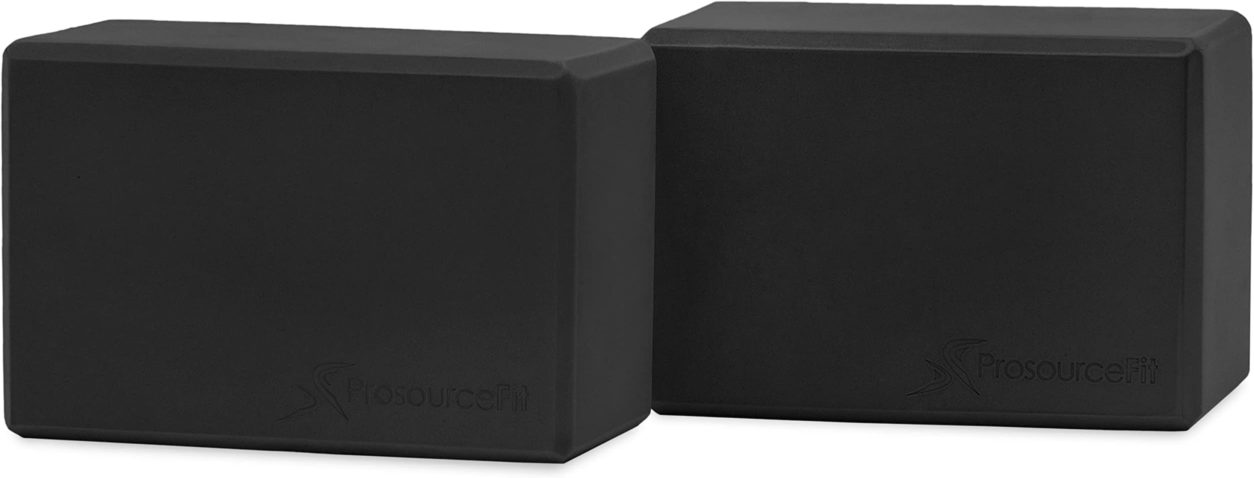 ProSource Foam Yoga Blocks Set of 2 High Density Large Size 9" x 6" x 4