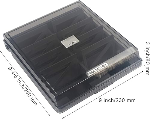 Miniatura 2 de Catekro Tarjetero para tarjetas de visita Índice de tarjetas de visita Caja de almacenamiento Caja de almacenamiento Clasificación de tarjetas