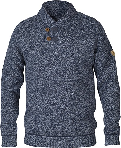 Fjallraven Lada Pull Homme en maille de laine premium au design scandinave