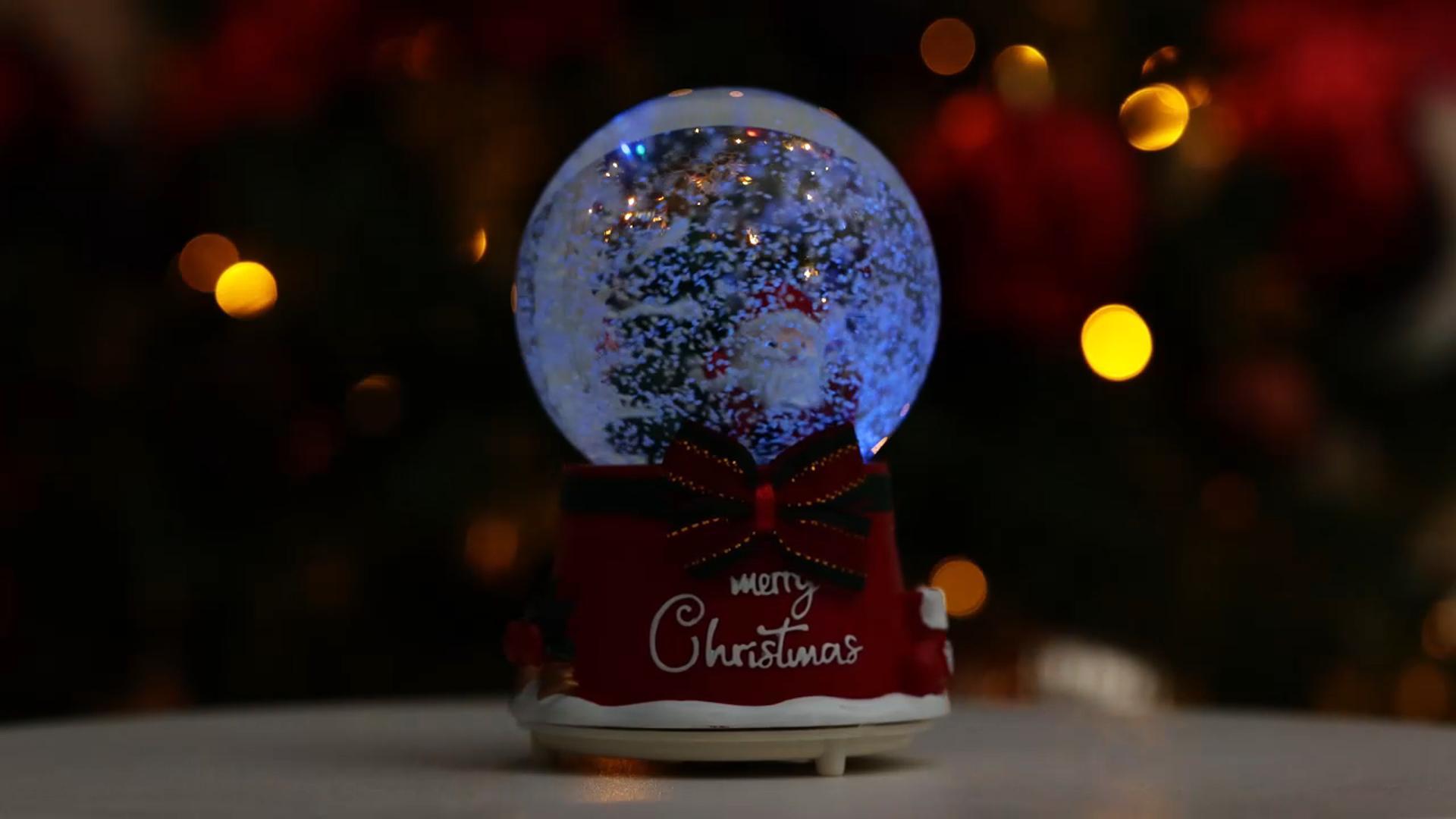 Amazon.com: XXMANX 80 MM Christmas Snow Globe with 8 Music and 4