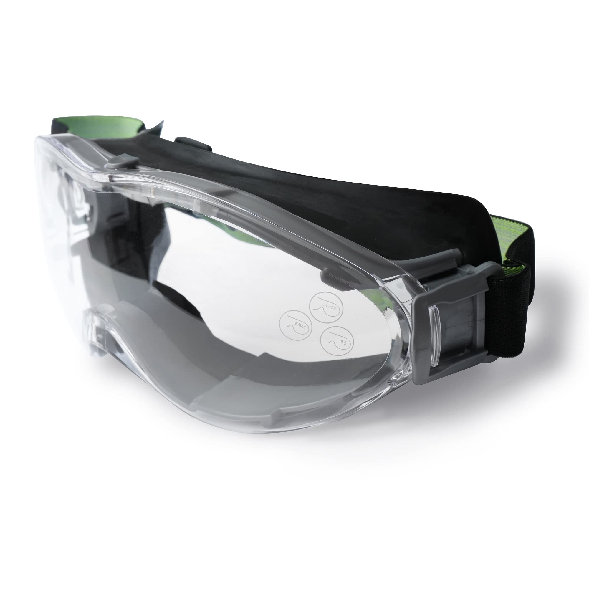 RODOPI Schutzbrille ThunderClear-X25 Anti Fog Vollsichtschutzbrille für Brillenträger EN 166 1F Arbeitsschutzbrille für Baustelle Labor Sicherheitsbrille