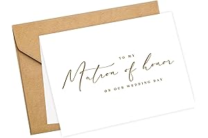 LADY&HOME To My Matron Of Honor On My Wedding Day Card