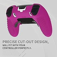 Vista 128 de PlayVital 3D Studded Edition Anti-Slip Silicone Cover Case for ps5 Edge Controller, Soft Rubber Protector Skin for ps5 Edge Wireless Controller with