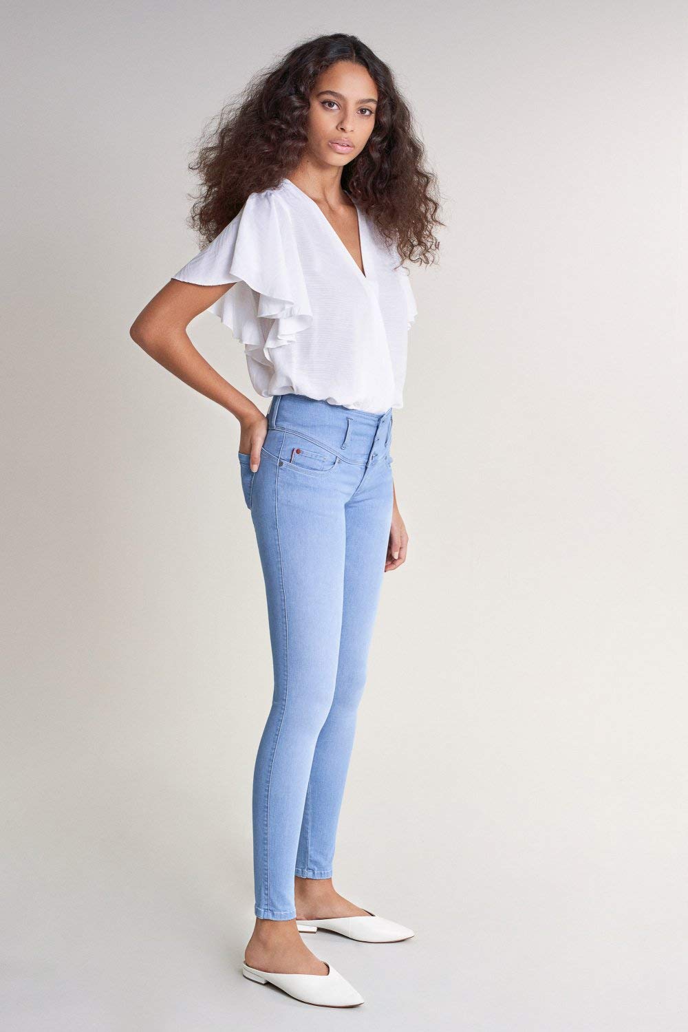 Salsa Jeans Mystery Push Up Skinny in Denim Chiaro