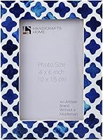 Vista 48 de Marco de fotos chic madreperla hecho a mano vintage 4x6 gris